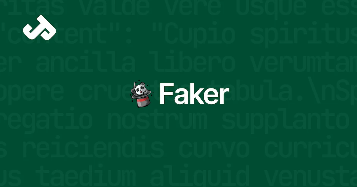 Speed up UI development with realistic test data using Faker